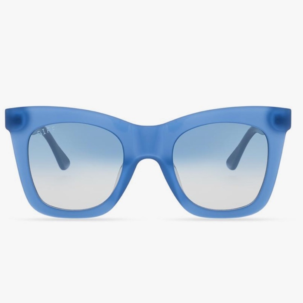 DIFF Kaia Oversized Sunglasses in Aegean Blue